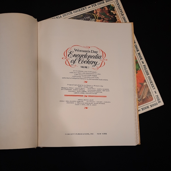 Vintage Woman's Day Encyclopedia of Cookery Volumes #7-9 ~ 1966 - Picture 9 of 12